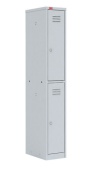 Шкаф для одежды односекционный с двумя отделениями ШРМ-12, 1860x300x500мм, RAL7035, Серый