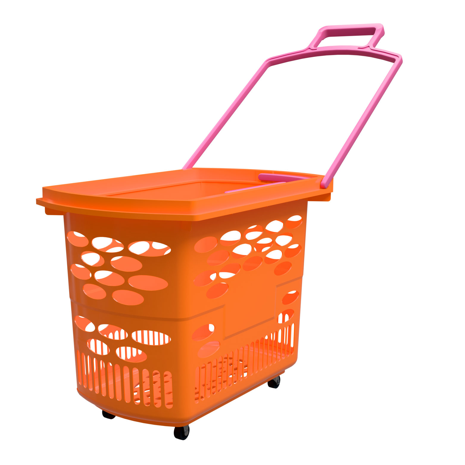 38л Корзины-тележки ПЛАСТИКОВЫЕ