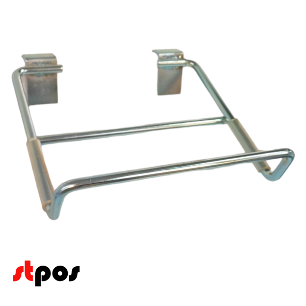 00_Держатель для ноутбука 170х200мм, d8 на штангу 30х15, цинк-хром