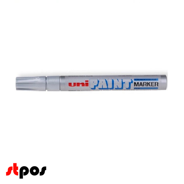 00_Маркер-краска PAINT PX-20 для письма по любой поверхности,толщина линии 2,2-2,8мм,овальный,СЕРЕБРИСТ