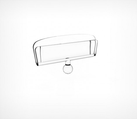 01_Держатель CARDHOLDER-VL.50мм, Прозрачный