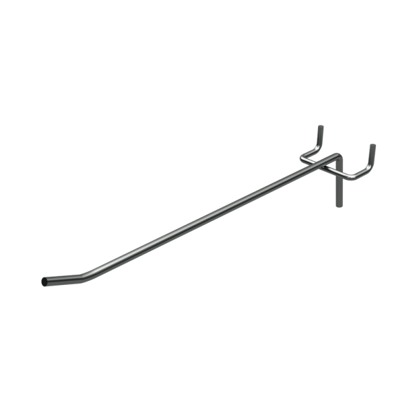 sk_Крючок для перфорации одинарный 250мм, цинк-хром, d5, шаг 45