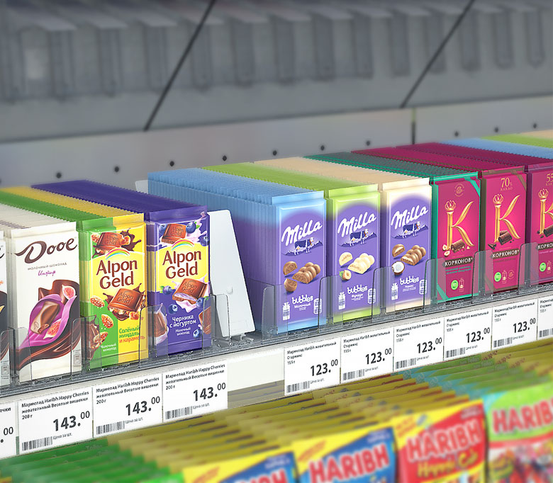 06_Пружинный толкатель наклонный 44х132мм FORTA GROSSA-0 10-14N, 10-14 ньютонов без ограничителя 385мм