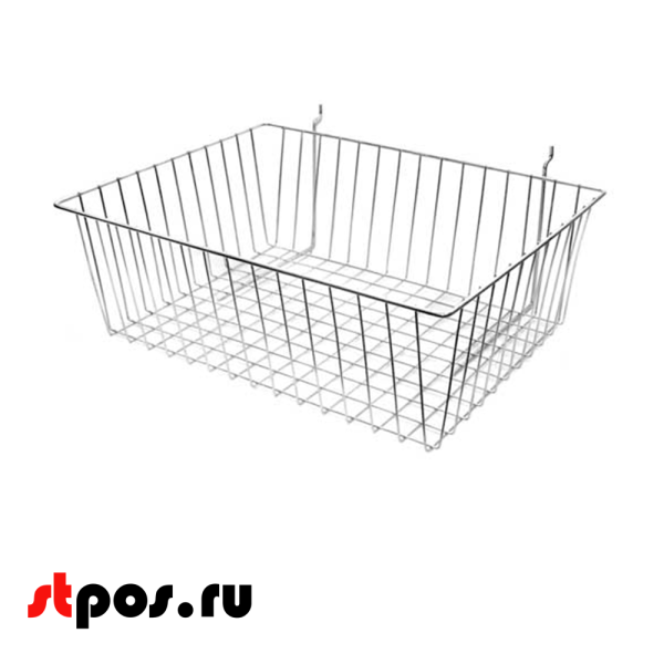 00_Корзина для экономпанели металлическая F194, хром