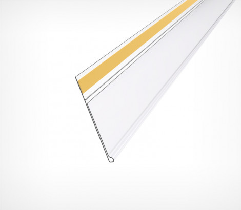 01_Ценникодержатель полочный самоклеящийся откидной DBHT39