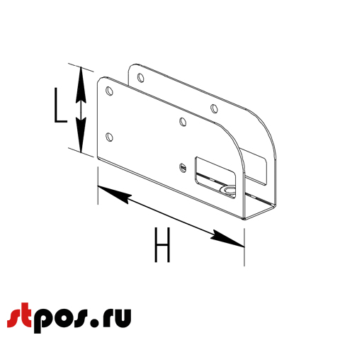 Крепление базовое торцевой секции стеллажа для одежды.jpg