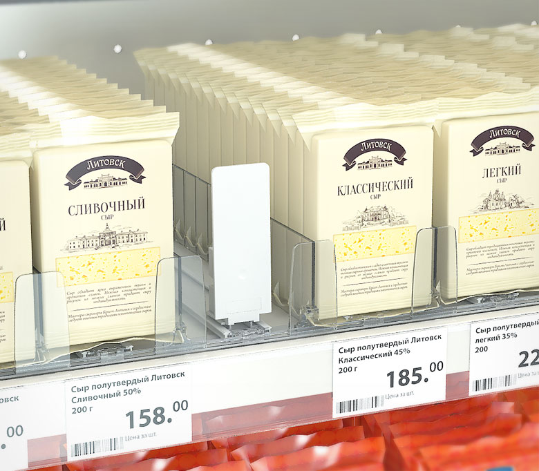 04_Пружинный толкатель 40х100мм FORTA MAGNA-0 10-14N ,10-14 ньютонов, без ограничителя, 285мм, серый
