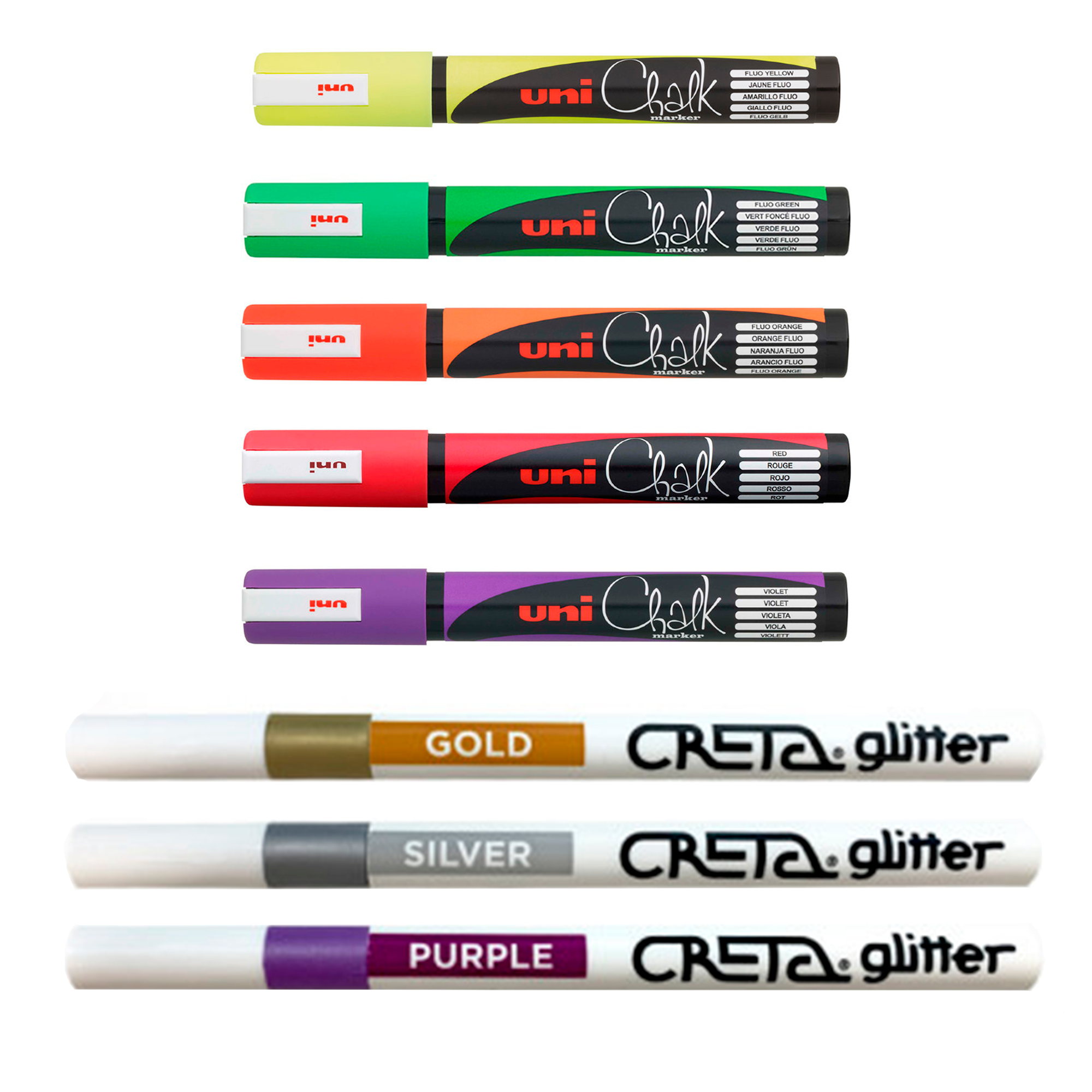 до 4мм, Меловые маркеры