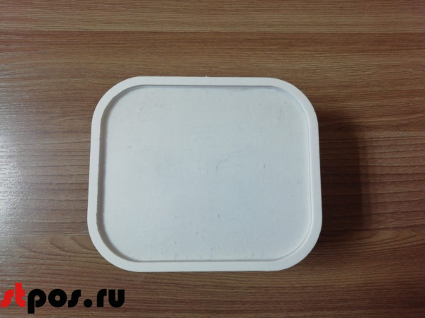 00_Лоток каплесборник ПВХ 110х130 мм (белый с крепежом) 