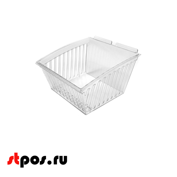 00_Корзина для экономпанели 300х180х280мм, акрил