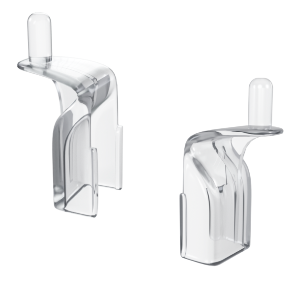 sk_Клипса для крепления пластиковых рам форматов А6-А3 INFO CLIP, прозрачный