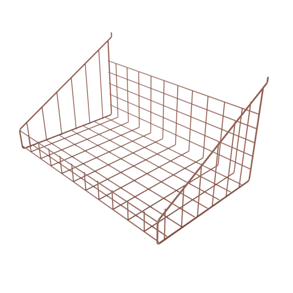 sk_Корзина-накопитель для перфорации ПФ-625 630х390мм, Матовый, RAL8004 Коричневый