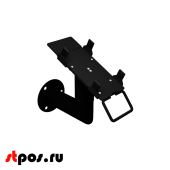 Кронштейн-подстав для пин-пада универсальная с вертикальным креплением угловая, Муар, RAL9005 Чёрный