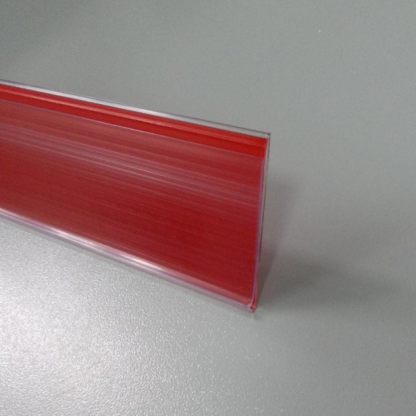 01_Ценникодержатель полочный IP39 длина 985 мм КРАСНЫЙ