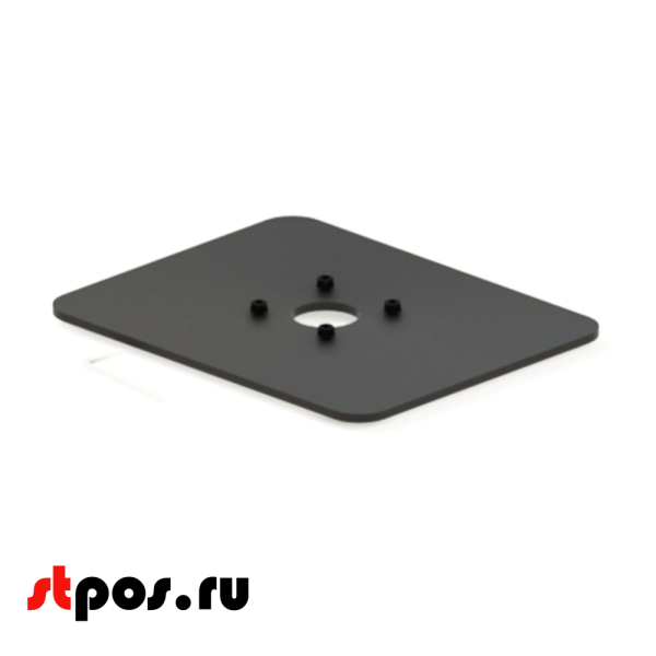 00_Стабилизатор прямоугольный, 250х200 мм, под стойку 51 или 40 мм, RAL9005, Черный