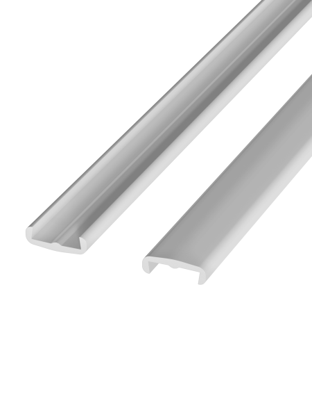 sk_Гибкий профиль для рекламных дисплеев FLEXLINE шириной 12 мм, намотка 200 м, цвет белый