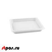 Гастроемкость из полипропилена 325х265х40мм (GN1/2 h-40) белый R