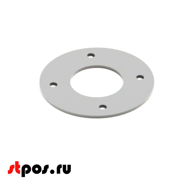 00_Стабилизатор круглый, металлический. D100 мм, для стоек 51 мм или 40 мм, RAL7035, Светло-серый