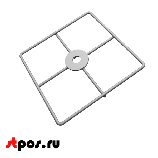 00_Дисплей Лайт квадратный, RAL9006, Серебристый