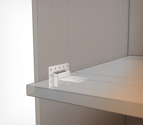 02_Держатель картонной полки горизонтальный съемный CORR-H-CLIP