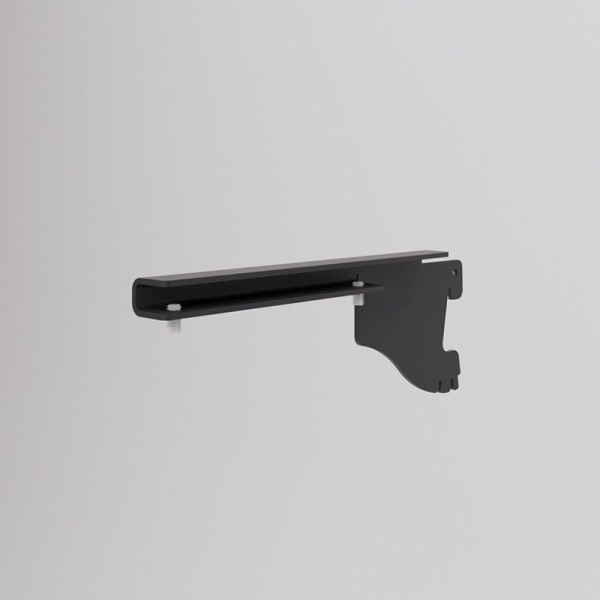 stpos_Держатель стекла, левый GLS.055L  (200мм), Муар, Черный