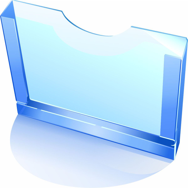 1_Карман информационный А5 из ПЭТ объемный горизонтальный на скотче (стопка листов до 2см)