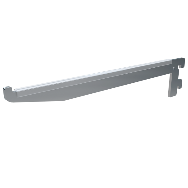 sk_NX-12 Кронштейн для стеклянных полок L-200мм, хром