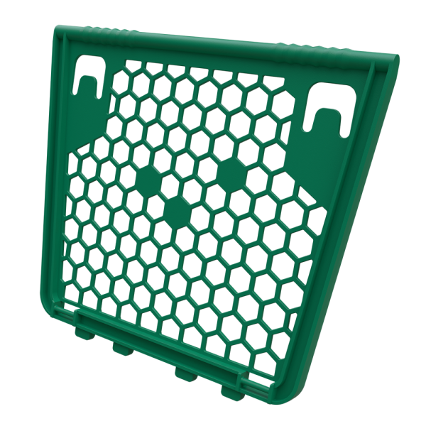 sk_Откидная стенка для покупательских тележек SURF S, RAL6029 Зеленый