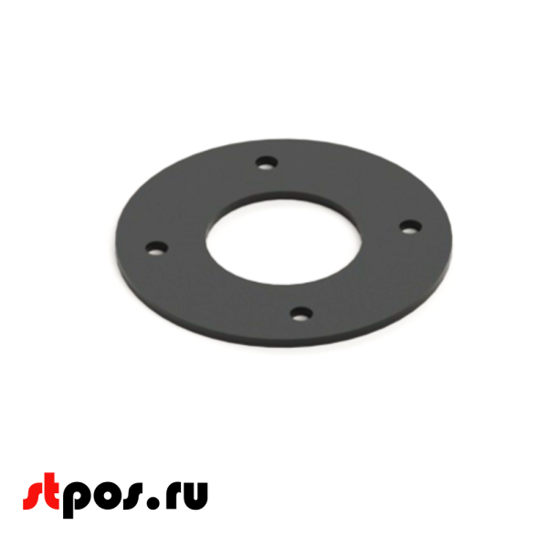 00_Стабилизатор круглый, металлический. D100 мм, для стоек 51 мм или 40 мм, RAL9005, Черный