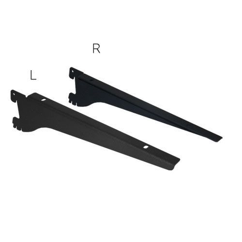  stpos_ Полкодержатель GLS 23R  250мм,(правый),  Муар, Черный