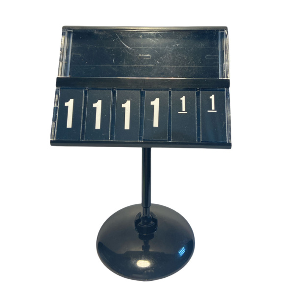 1_Кассета цен А8 ЧЕРНАЯ brush на ЧЕРНОМ держат. 50мм на малой круг.подстав.PC-BASE-VL-CLIP-А8-50