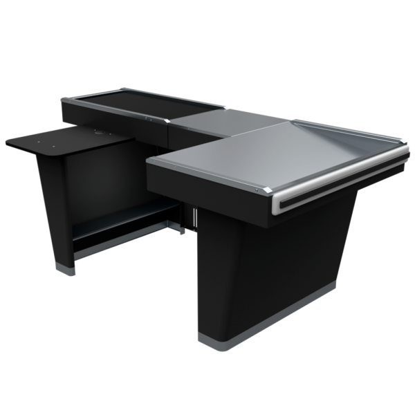 sk_1_Кассовый бокс Stream-XL-220-Т90 (тр-р 90см, ш.нерж.,б-выр,шир. нак.),Матовый,RAL9005,Черный,Левый