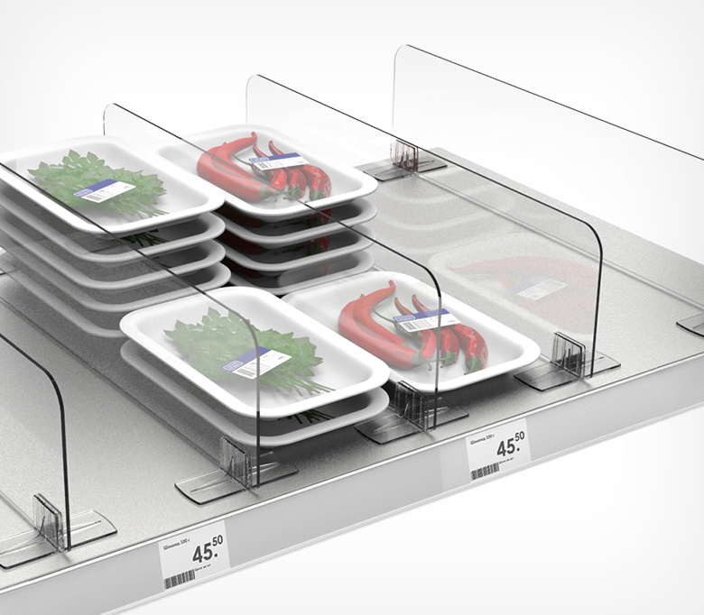 04_Клипса Т-образная для крепления пластиковых разделителей DIV-FOOT без скотча
