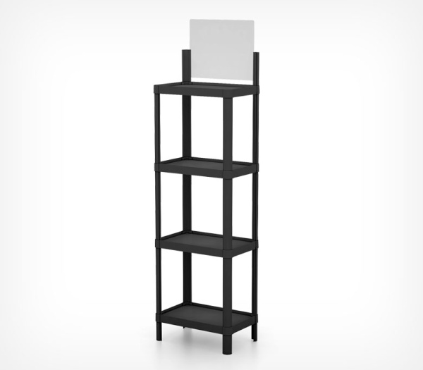 01_Компактный пластиковый дисплей MINIFLEX, Черный