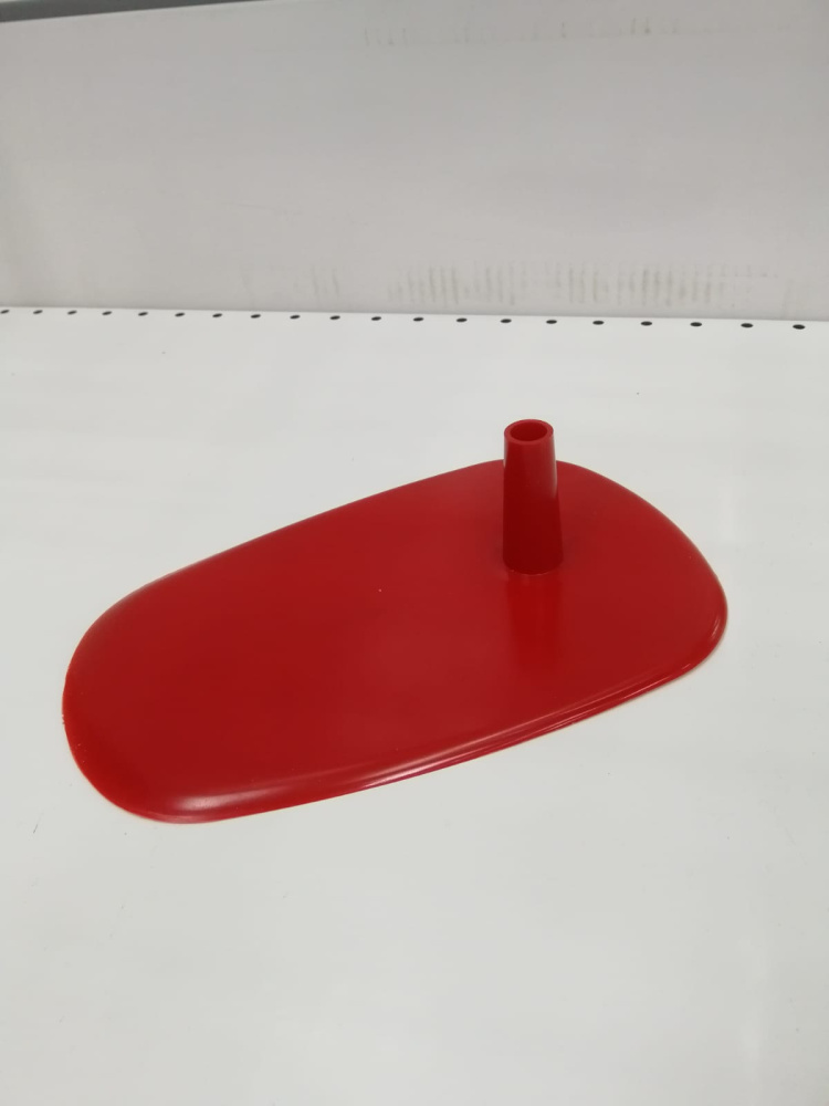 1_Подставка пластиковая универсальная c закругленными углами BASE-PL, Красный