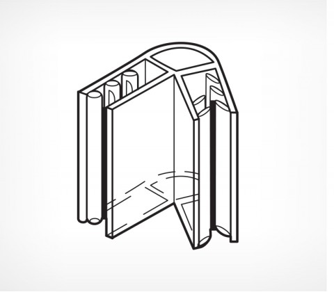 03_Соединительная пластиковая деталь V - образная SGV