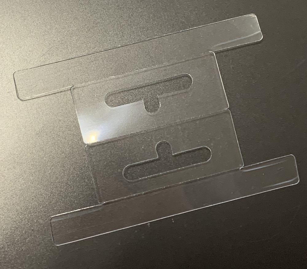 1_Еврослот-вешалка двойная 60х85 мм (без клеевого слоя), поштучно