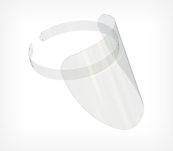 01_Маска защитная для лица (экран) ПЭТ