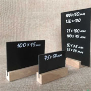 ДЕРЕВЯННЫЕ держатели и подставки для ценников и табличек