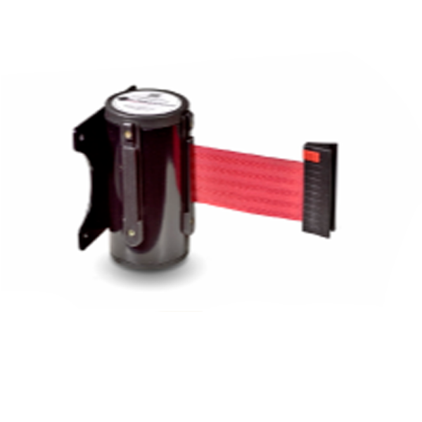 sk_Настенный блок с лентой 2м, Черный блок, Красная лента