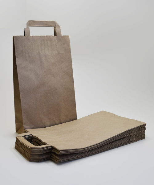 01_Крафт пакет 220х330x80 мм, Бурый, Набор 20 шт.