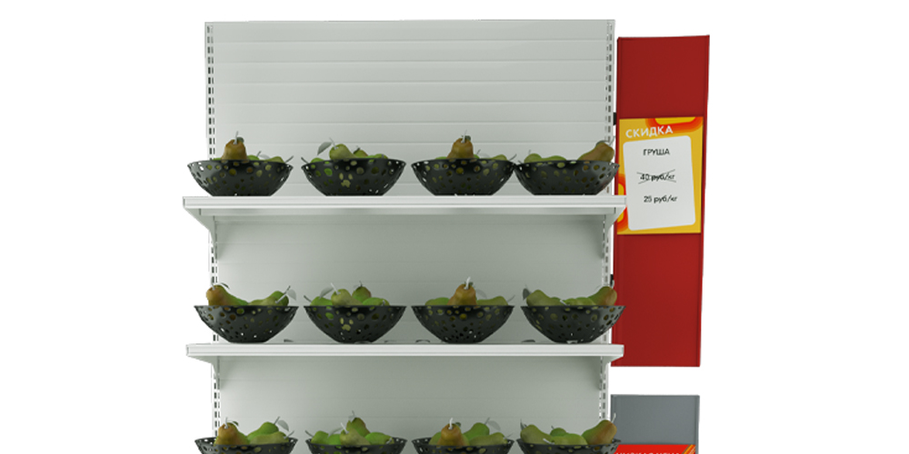 Прайсборд по вертикали