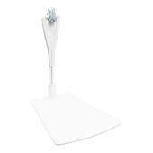 Держатель рамки TECHNO DELI-FOT-SET с иголкой, Белый