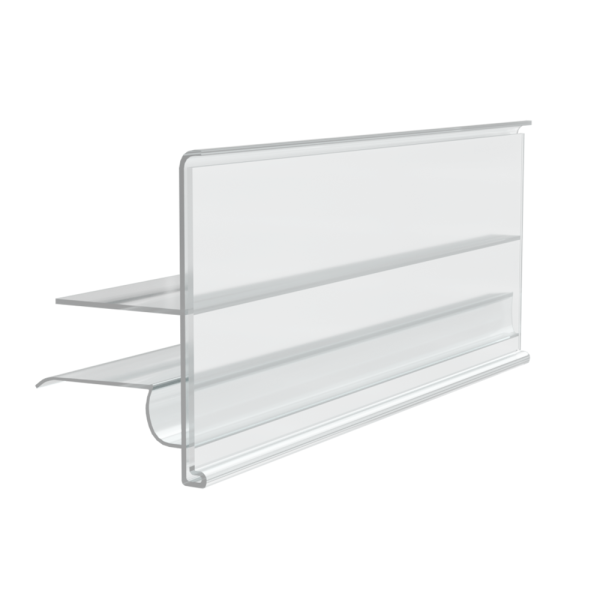 sk_Ценникодержатель на холодильное оборудование CC39 100мм, Прозрачный