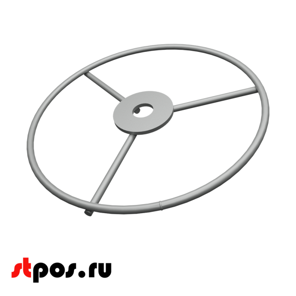 00_Дисплей Лайт круглый, RAL9006, Серебристый