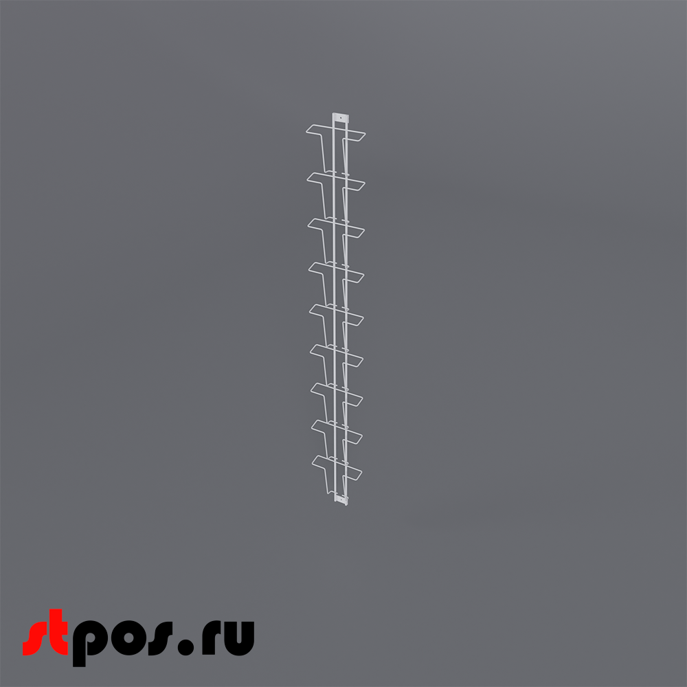 00_Дисплей 9 ячеек А5 для открыток, RAL9016, Белый