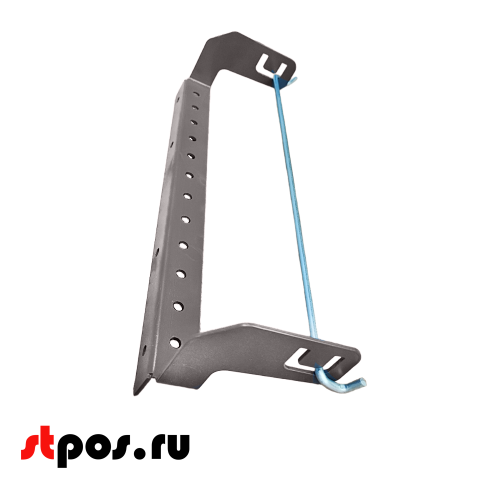 00_Держатель пакетов фасовочных на втулке, полочный V2, 330 мм,набор,Матовый,RAL7024,Серый,спеццв 00_Держатель пакетов фасовочных на втулке, полочный V2, 330 мм,набор,Матовый,RAL7024,Серый,спеццв