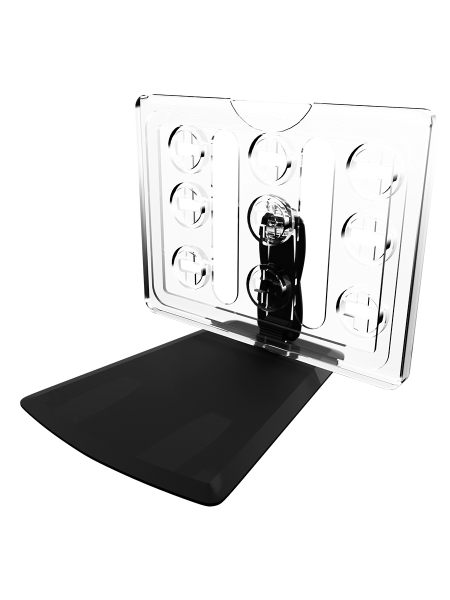 sk_Рамка ТЕХНО А7 прозрачная, черный держатель TECHNO DELI-UNBO-SET40