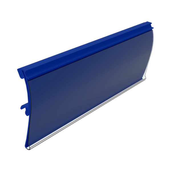 sk_Ценникодержатель полочный HSAC 39 длина 100мм СИНИЙ