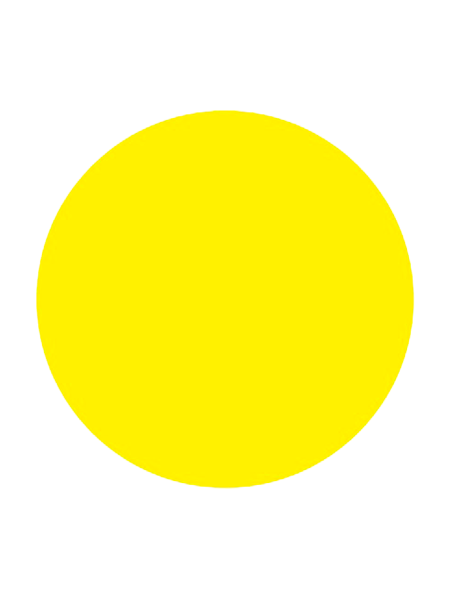 sk_Наклейка Желтый круг для слабовидящих двусторонняя d 150мм